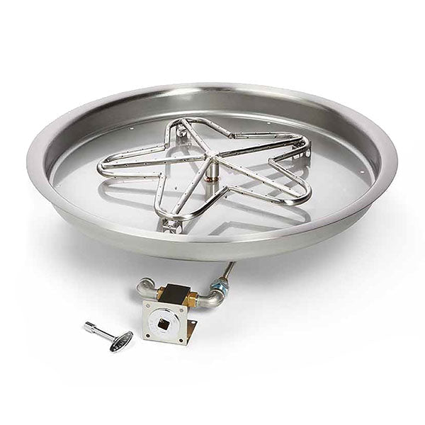 Round Drop - In Ignition Fire Pit Burner Kit Match Lit by HPC Fire - Fire Pit Match Lit Ignition Burner Kits by HPC Fire | Buy at Agent BBQ