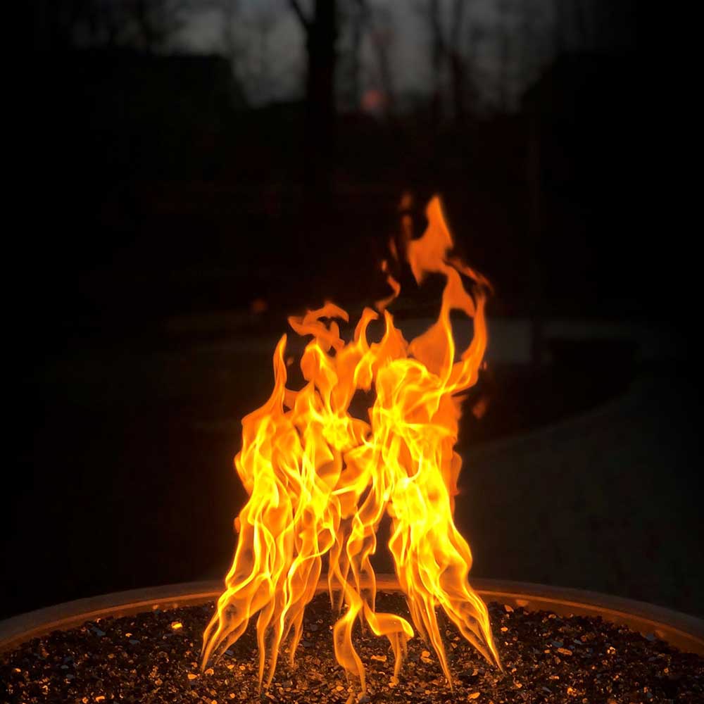 Round Drop - In Torpedo Fire Pit Burner Kit Match Lit Ignition by HPC Fire - Fire Pit Match Lit Ignition Burner Kits by HPC Fire | Buy at Agent BBQ