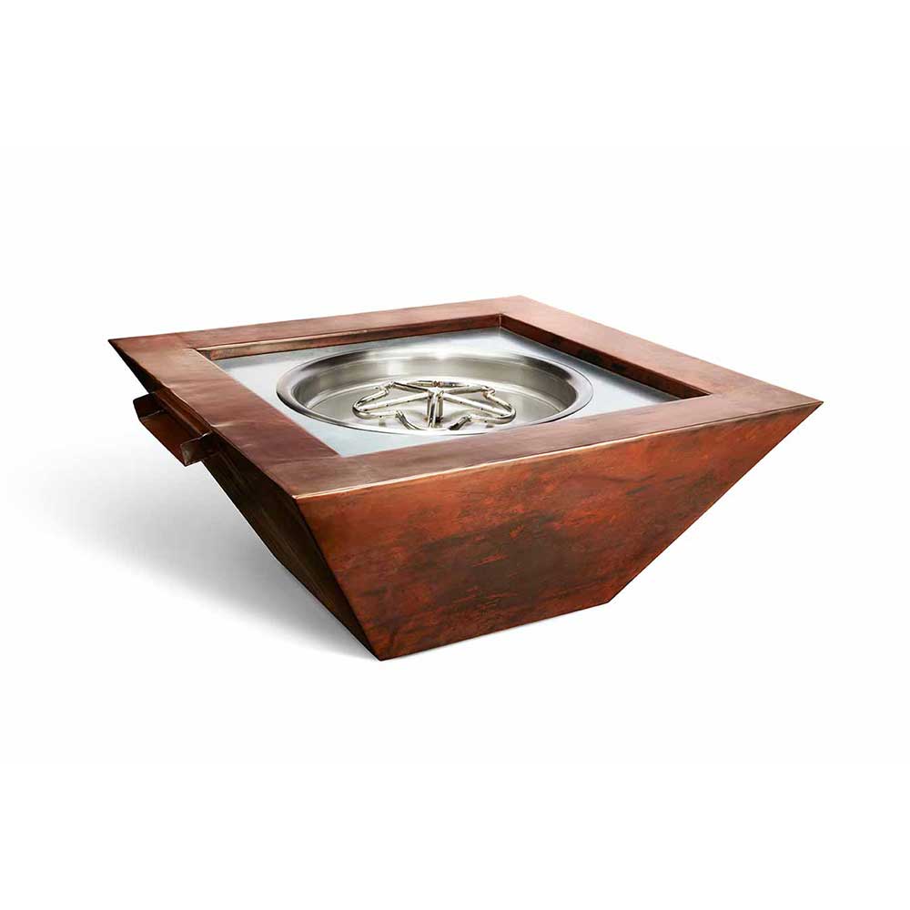 Sierra Smooth Copper Fire and Water Bowl 36" by HPC Fire - Fire & Water Bowls by HPC Fire | Buy at Agent BBQ