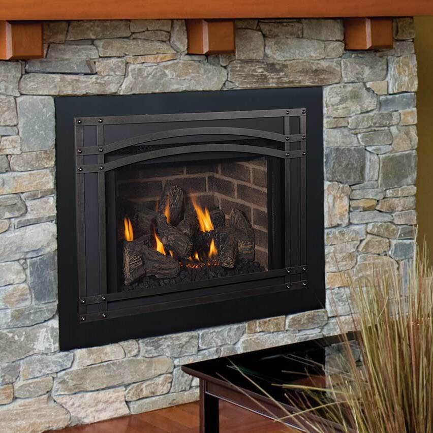 IronStrike Madison Park 27 Direct Vent Gas Fireplace Insert - Gas Fireplace Insert by IronStrike | Buy at Agent BBQ