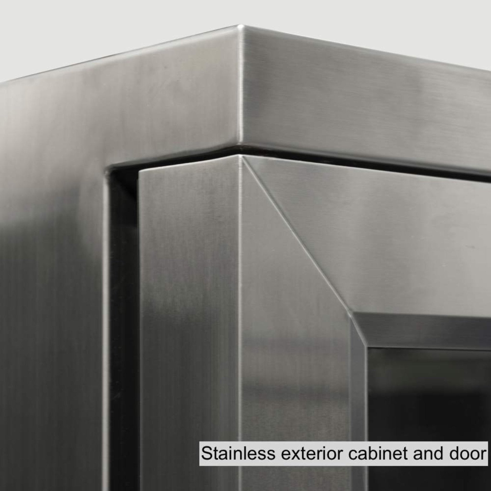 KingsBottle 36 - Inch Heating Glass Dual Door Built In Beverage Fridge - Refrigerators by KingsBottle | Buy at Agent BBQ