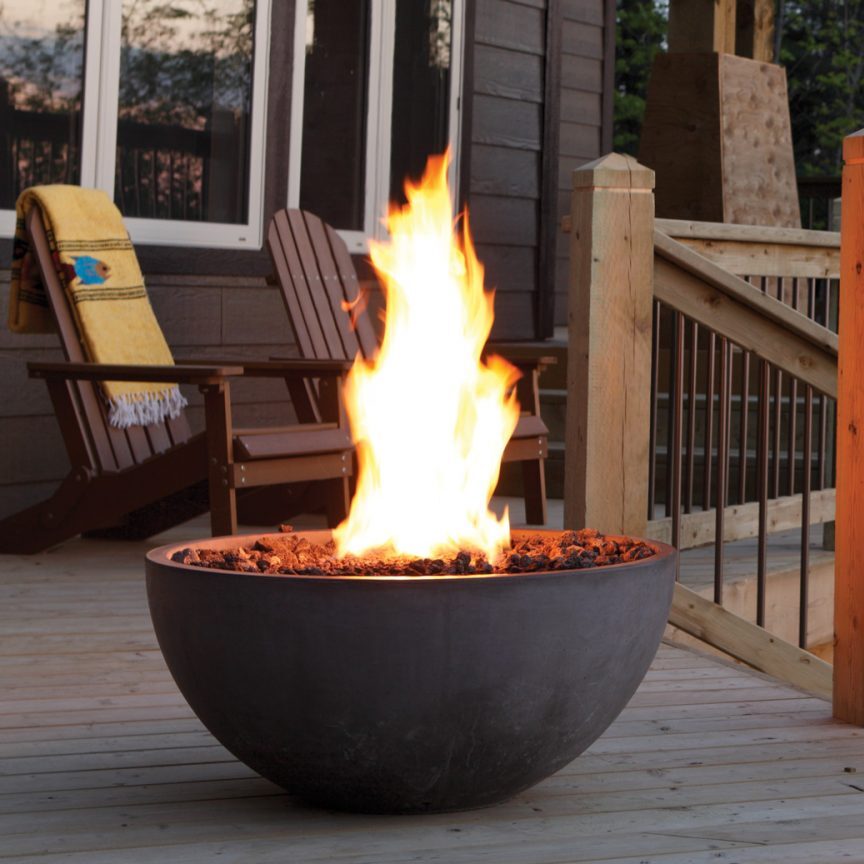 Kingsman FPB30 Fire Bowl - 30"W x 14"H - Fire Bowl by Kingsman | Buy at Agent BBQ