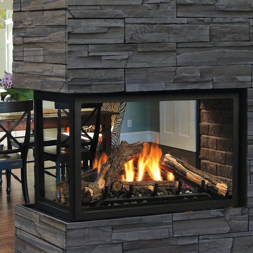 Kingsman MCVP42NH Zero Clearance Multi - Sided Direct Vent Gas Fireplace - 42" - Ceramic Glass - Gas Fireplace by Kingsman | Buy at Agent BBQ