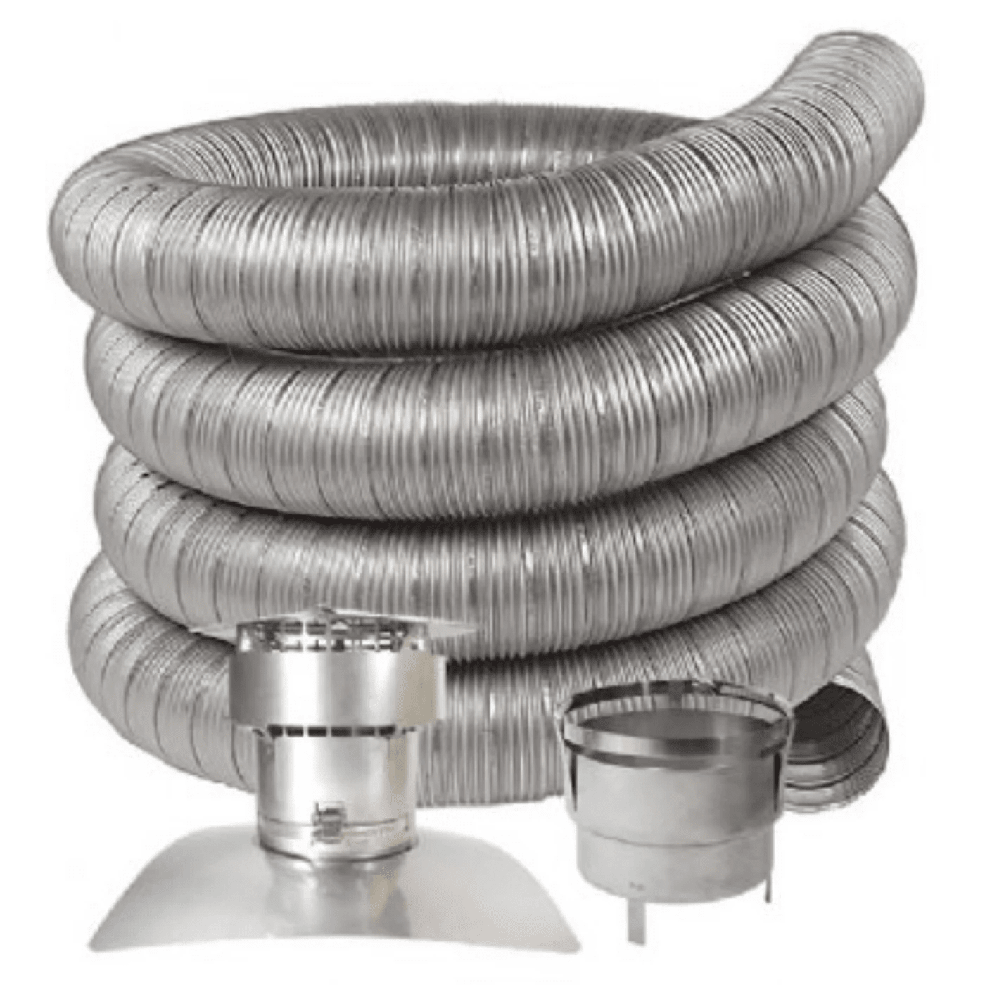 Kingsman Z58FK20 20FT Flex Kit (5 & 8 Dia.) Includes Spring Standoffs and Silicone - Venting by Kingsman | Buy at Agent BBQ