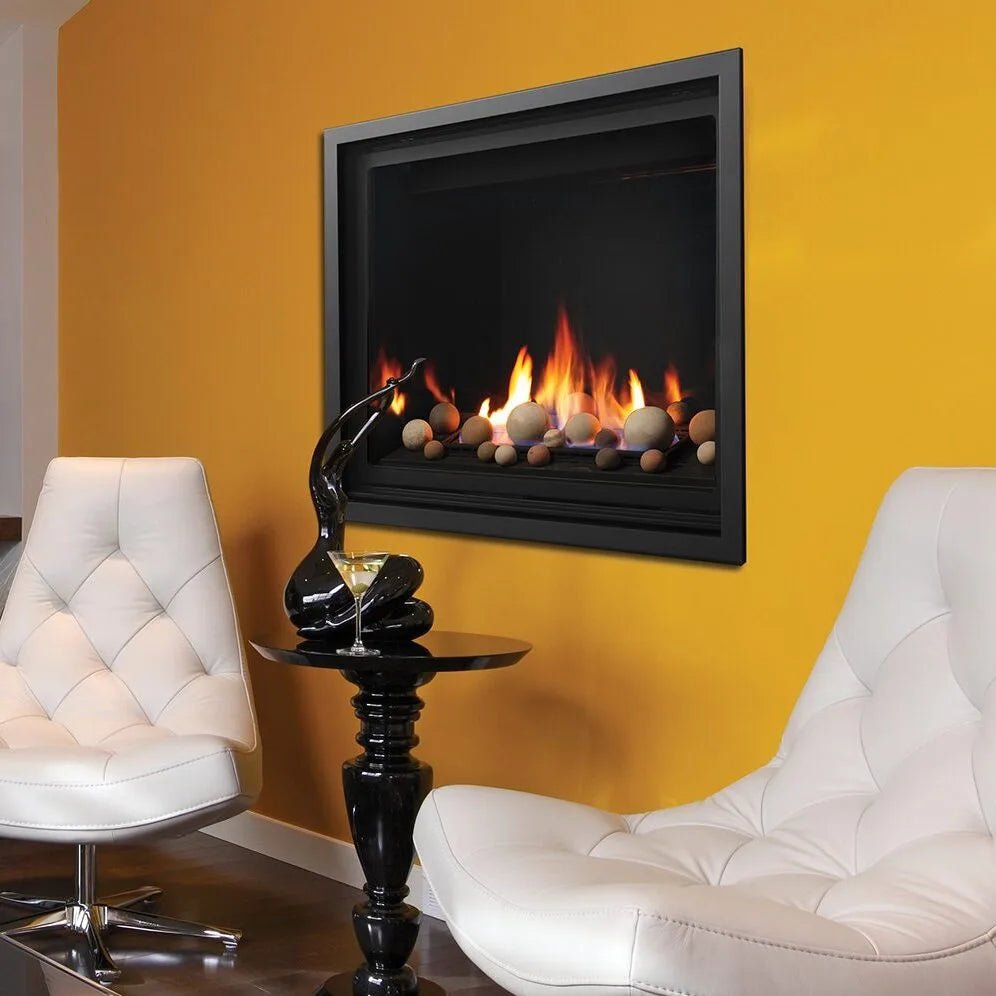 Kingsman ZCV42 Zero Clearance Clean View Direct Vent Gas Fireplace - 42" - Gas Fireplace by Kingsman | Buy at Agent BBQ