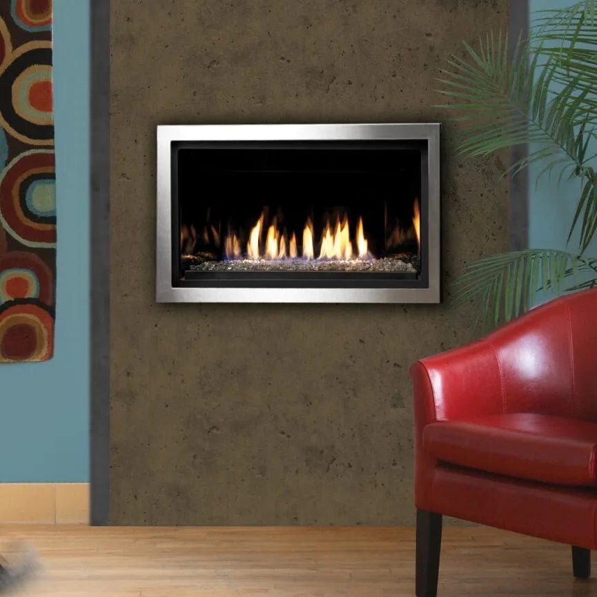 Kingsman ZCVRB3622 Zero Clearance Linear Direct Vent Gas Fireplace - 36" - Gas Fireplace by Kingsman | Buy at Agent BBQ
