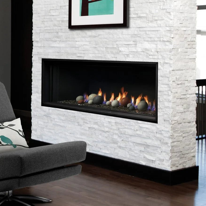 Kingsman ZCVRB72 Zero Clearance Linear Direct Vent Gas Fireplace - 72" - Gas Fireplace by Kingsman | Buy at Agent BBQ