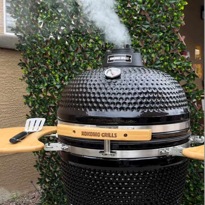 Kokomo 21 Inch Kamado Ceramic BBQ Grill - Kamado Grill by Kokomo Grills | Buy at Agent BBQ