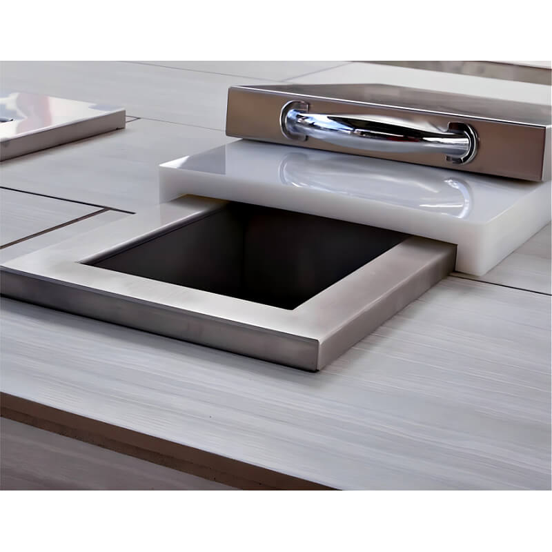 KoKoMo Grills 10 Inch Trash Chute and Cutting Board - Trash Chute & Cutting Board by Kokomo Grills | Buy at Agent BBQ