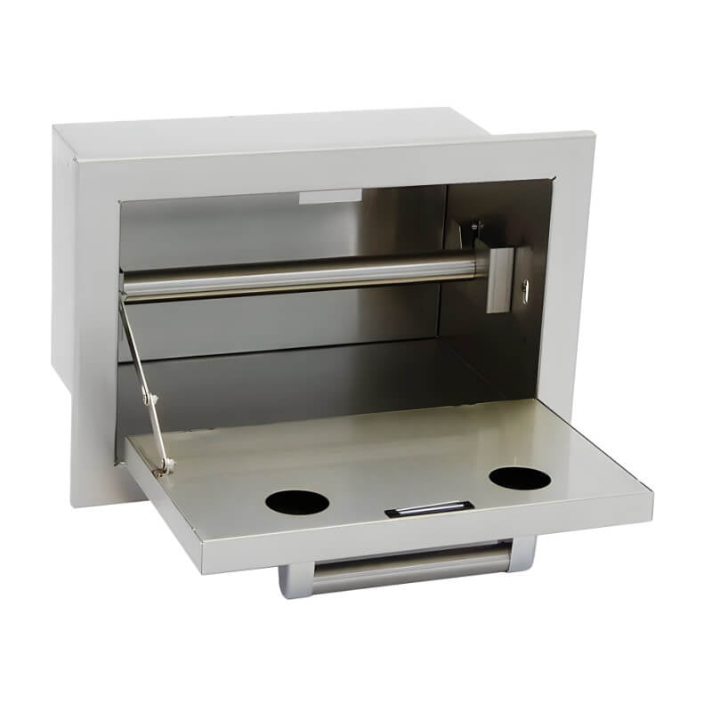 Kokomo Grills 13 Inch Stainless Steel Paper Towel Holder - KO - ATH - Outdoor Kitchen Drawer by Kokomo Grills | Buy at Agent BBQ