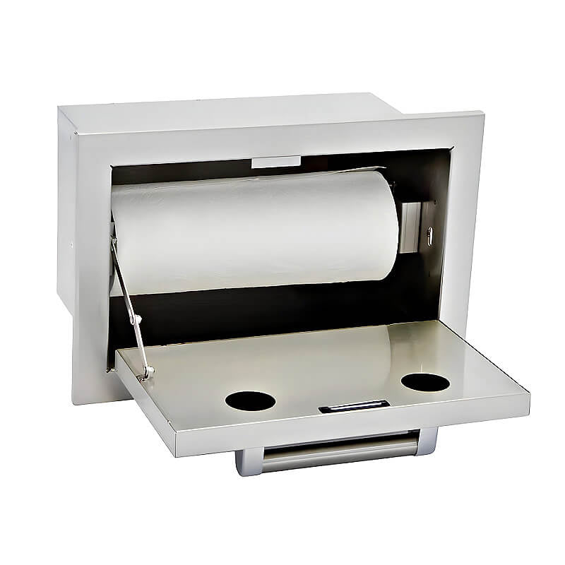 Kokomo Grills 13 Inch Stainless Steel Paper Towel Holder - KO - ATH - Outdoor Kitchen Drawer by Kokomo Grills | Buy at Agent BBQ