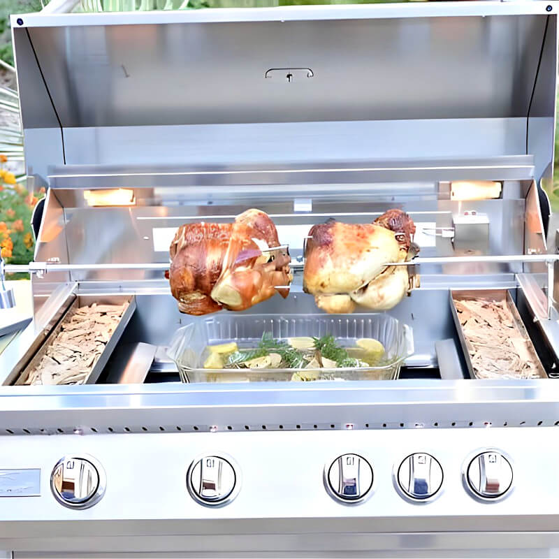 KoKoMo Grills 17 Inch Stainless Steel Smoker Chip Box Insert - KO - BAK - SMKBX - Smoker Box by Kokomo Grills | Buy at Agent BBQ