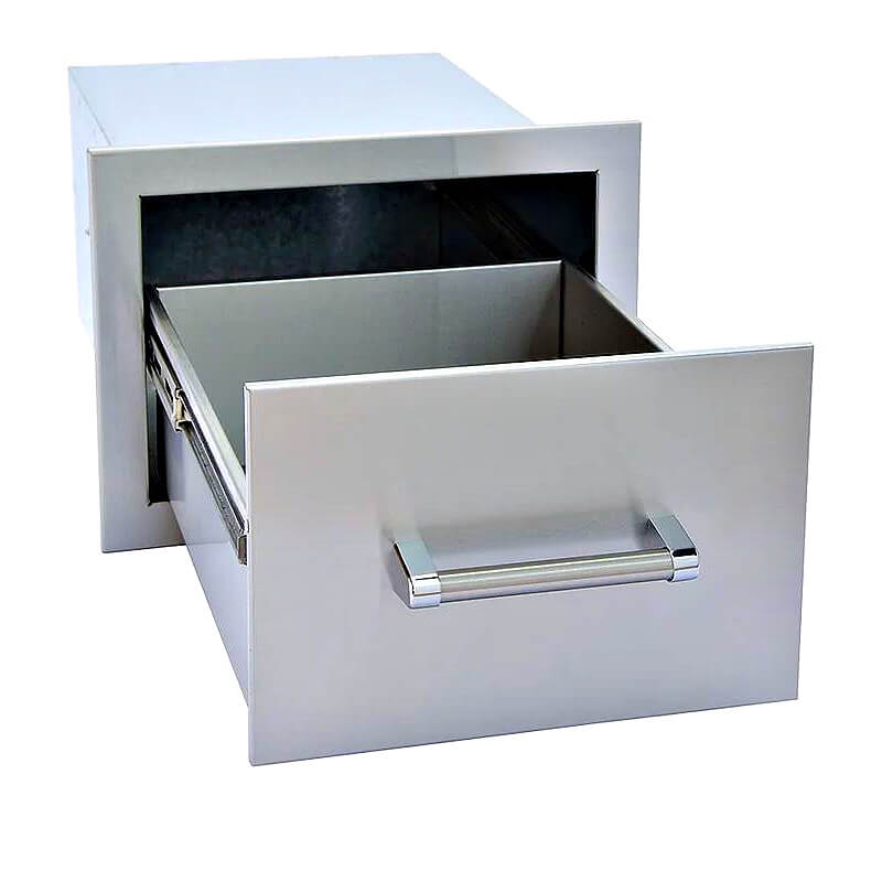 Kokomo Grills 20 Inch Stainless Steel Single Drawer - KO - SD6 - Outdoor Kitchen Drawer by Kokomo Grills | Buy at Agent BBQ