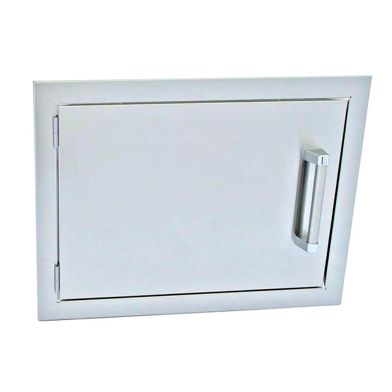 Kokomo Grills 24 Inch Reversible Stainless Steel Access Horizontal Door - KO - 1724H - Outdoor Kitchen Door by Kokomo Grills | Buy at Agent BBQ
