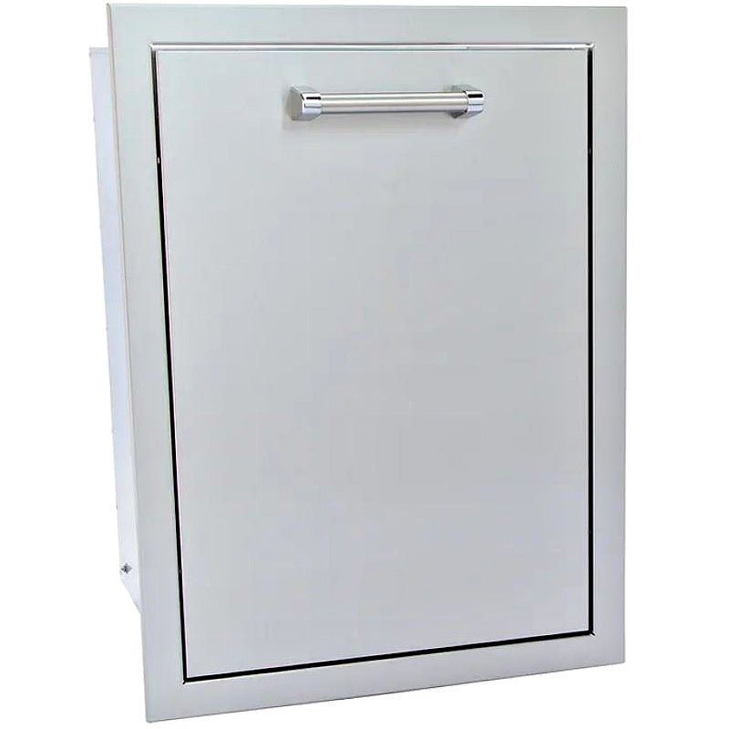 Kokomo Grills 24 Inch Stainless Steel Trash/Propane Pull - Out Drawer - KO - TRHD - Outdoor Kitchen Drawer by Kokomo Grills | Buy at Agent BBQ