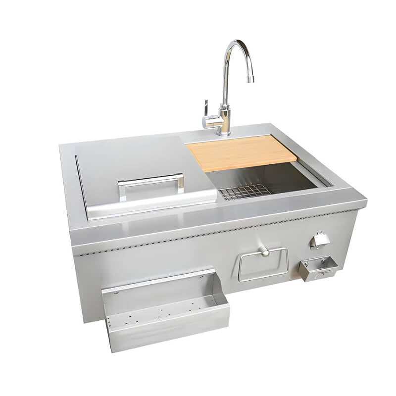 Kokomo Grills 30 Inch Built - In Bartender Cocktail Station - KO - BRTNDR - Beverage & Prep Station by Kokomo Grills | Buy at Agent BBQ