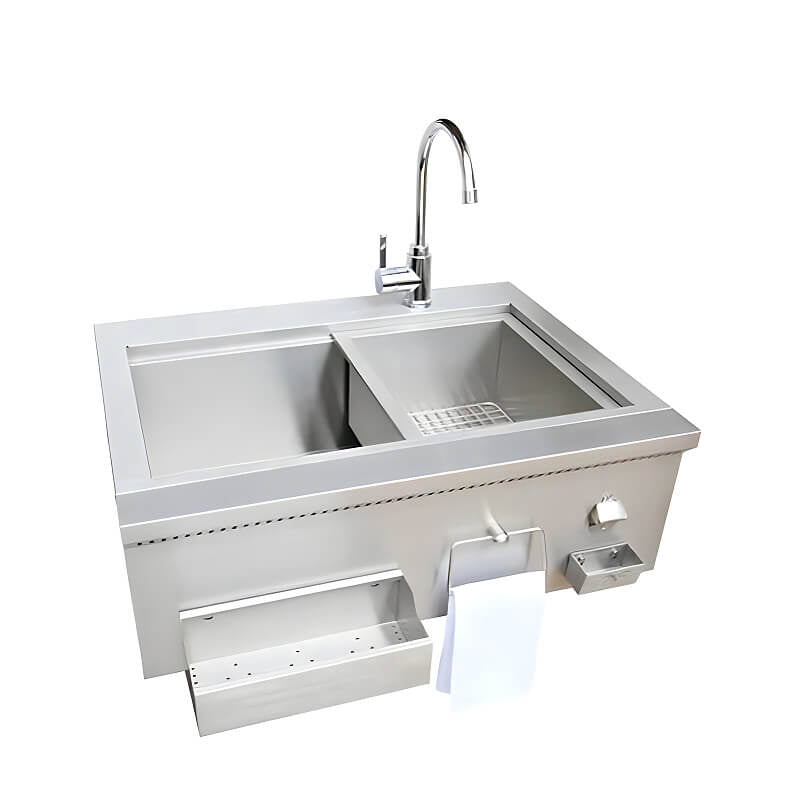 Kokomo Grills 30 Inch Built - In Bartender Cocktail Station - KO - BRTNDR - Beverage & Prep Station by Kokomo Grills | Buy at Agent BBQ