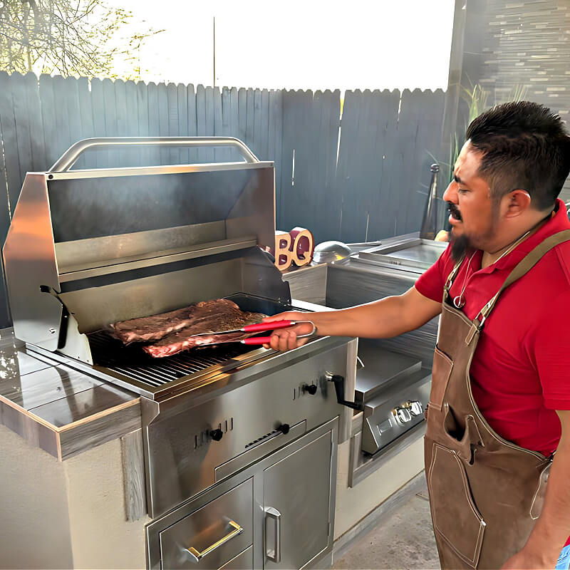 Kokomo Grills 32 Inch Built In Charcoal Grill - Built In Charcoal Grill by Kokomo Grills | Buy at Agent BBQ