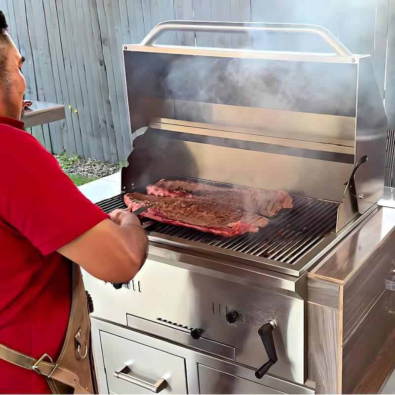 Kokomo Grills 32 Inch Built In Charcoal Grill - Built In Charcoal Grill by Kokomo Grills | Buy at Agent BBQ
