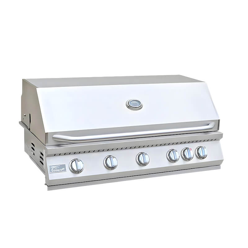 Kokomo Grills 40 Inch 5 Burner Built In Gas Grill with Infrared Backburner - Built In Gas Grill by Kokomo Grills | Buy at Agent BBQ