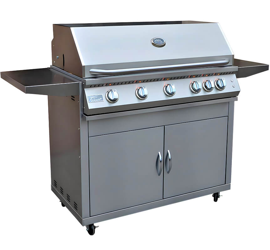 Kokomo Grills Professional 40 Inch 5 Burner Freestanding Grill - Freestanding Gas Grill by Kokomo Grills | Buy at Agent BBQ