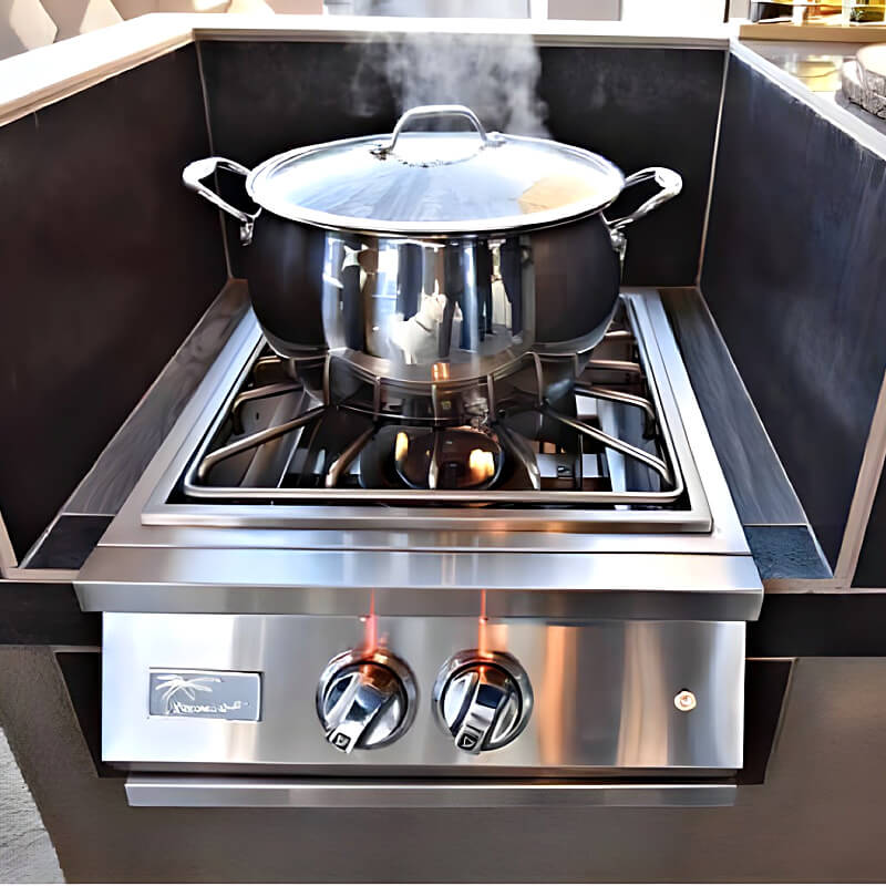 Kokomo Grills Professional Built - in Power Burner with Removable Wok - KO - PRO - PB - Power Burner by Kokomo Grills | Buy at Agent BBQ