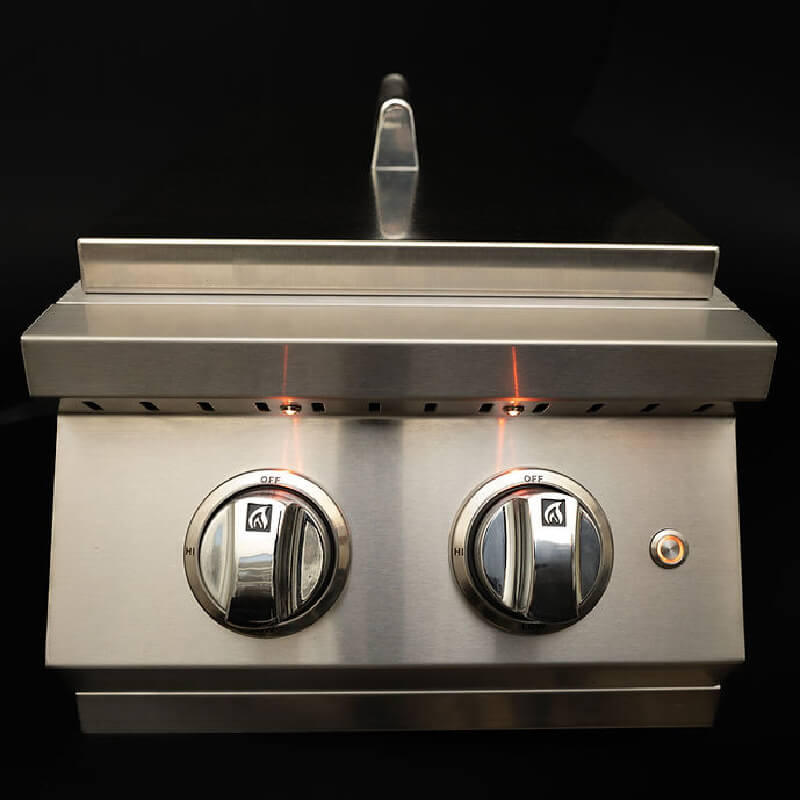 Kokomo Grills Professional Stainless Steel Double Side Burner - Double Side Burner by Kokomo Grills | Buy at Agent BBQ