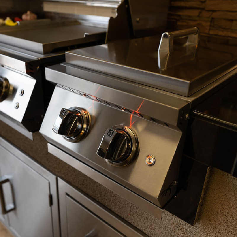 Kokomo Grills Professional Stainless Steel Double Side Burner - Double Side Burner by Kokomo Grills | Buy at Agent BBQ