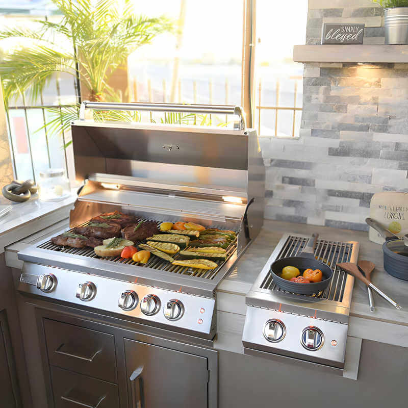 Kokomo Grills Professional Stainless Steel Double Side Burner - Double Side Burner by Kokomo Grills | Buy at Agent BBQ