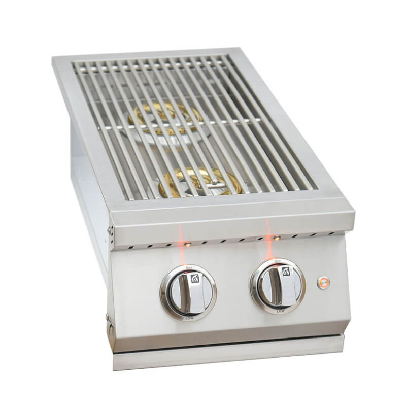 Kokomo Grills Professional Stainless Steel Double Side Burner - Double Side Burner by Kokomo Grills | Buy at Agent BBQ