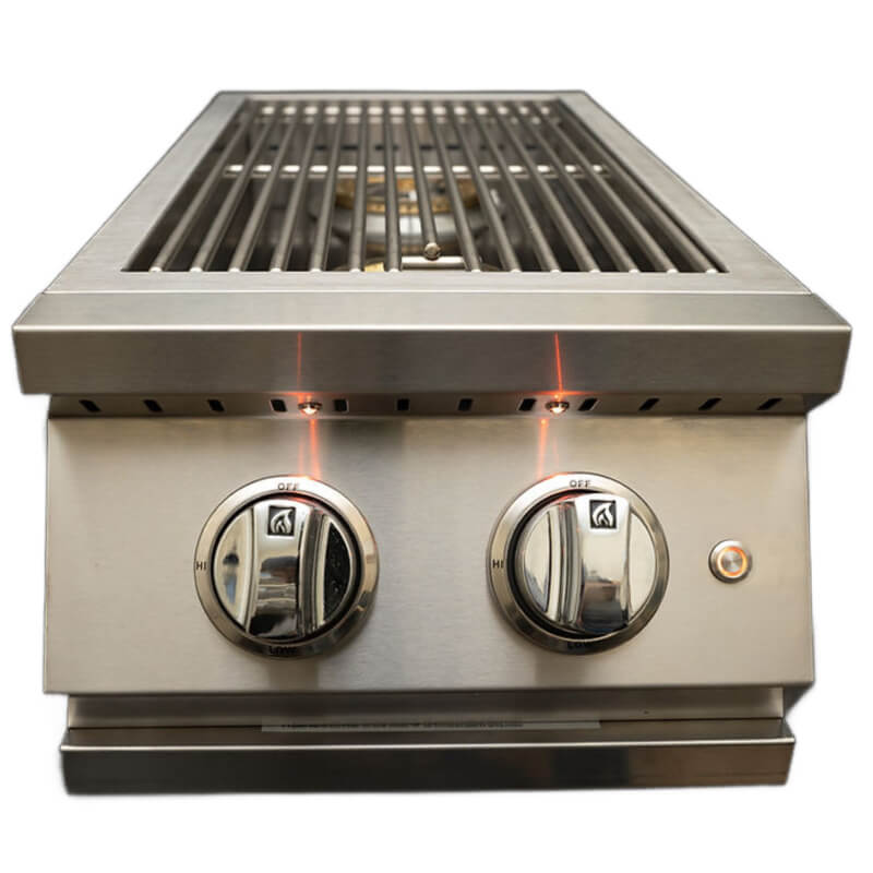 Kokomo Grills Professional Stainless Steel Double Side Burner - Double Side Burner by Kokomo Grills | Buy at Agent BBQ