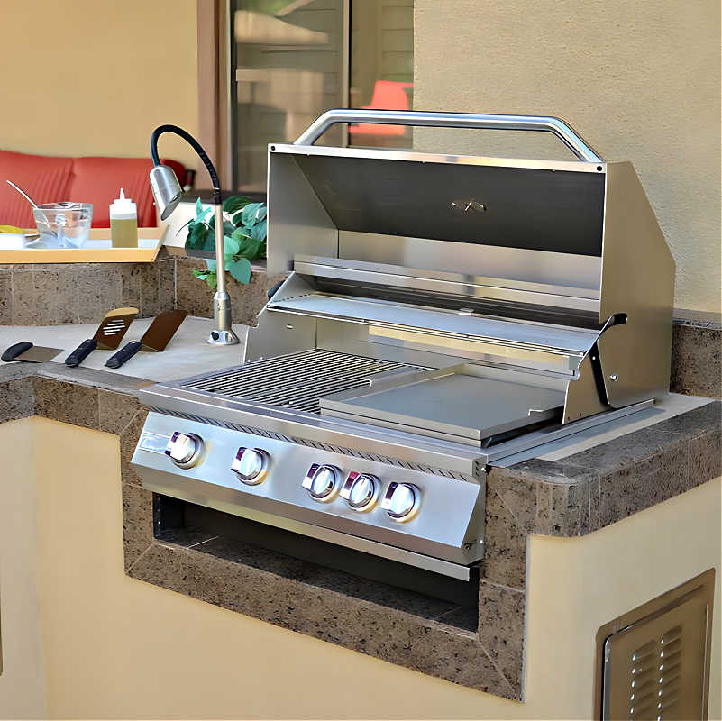 Kokomo Grills Stainless Steel Griddle Plate Insert - Griddle Plate by Kokomo Grills | Buy at Agent BBQ