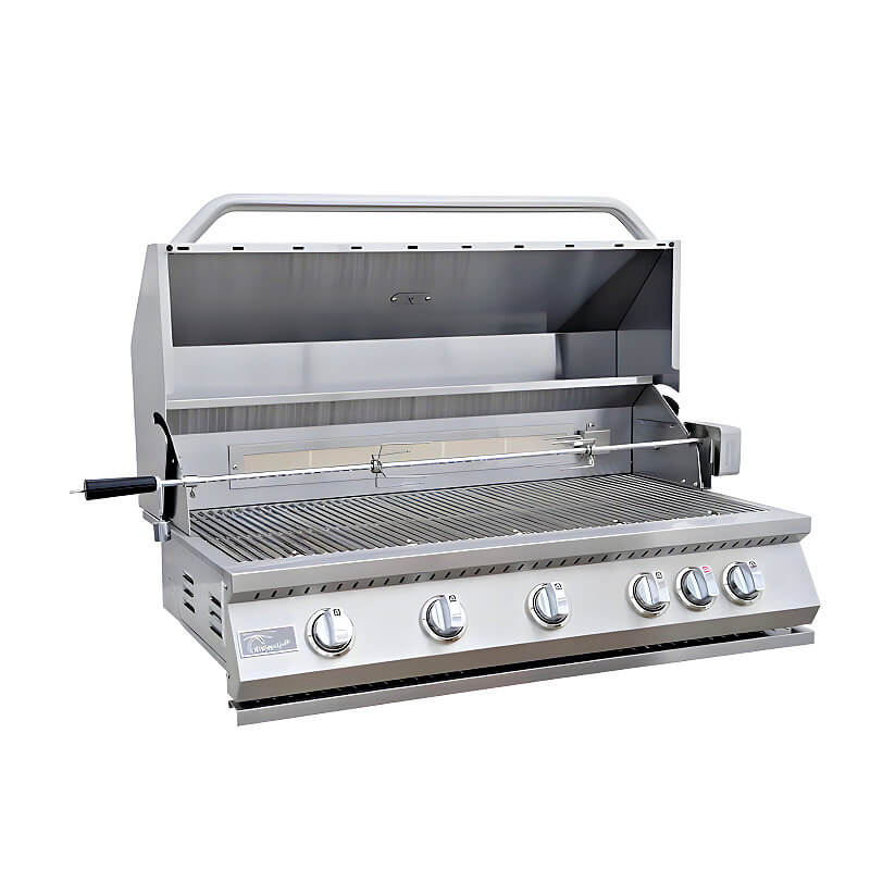 KoKoMo Grills Stainless Steel Rotisserie Kit For 32 - Inch 4 Burner Grill - Rotisserie Kit by Kokomo Grills | Buy at Agent BBQ