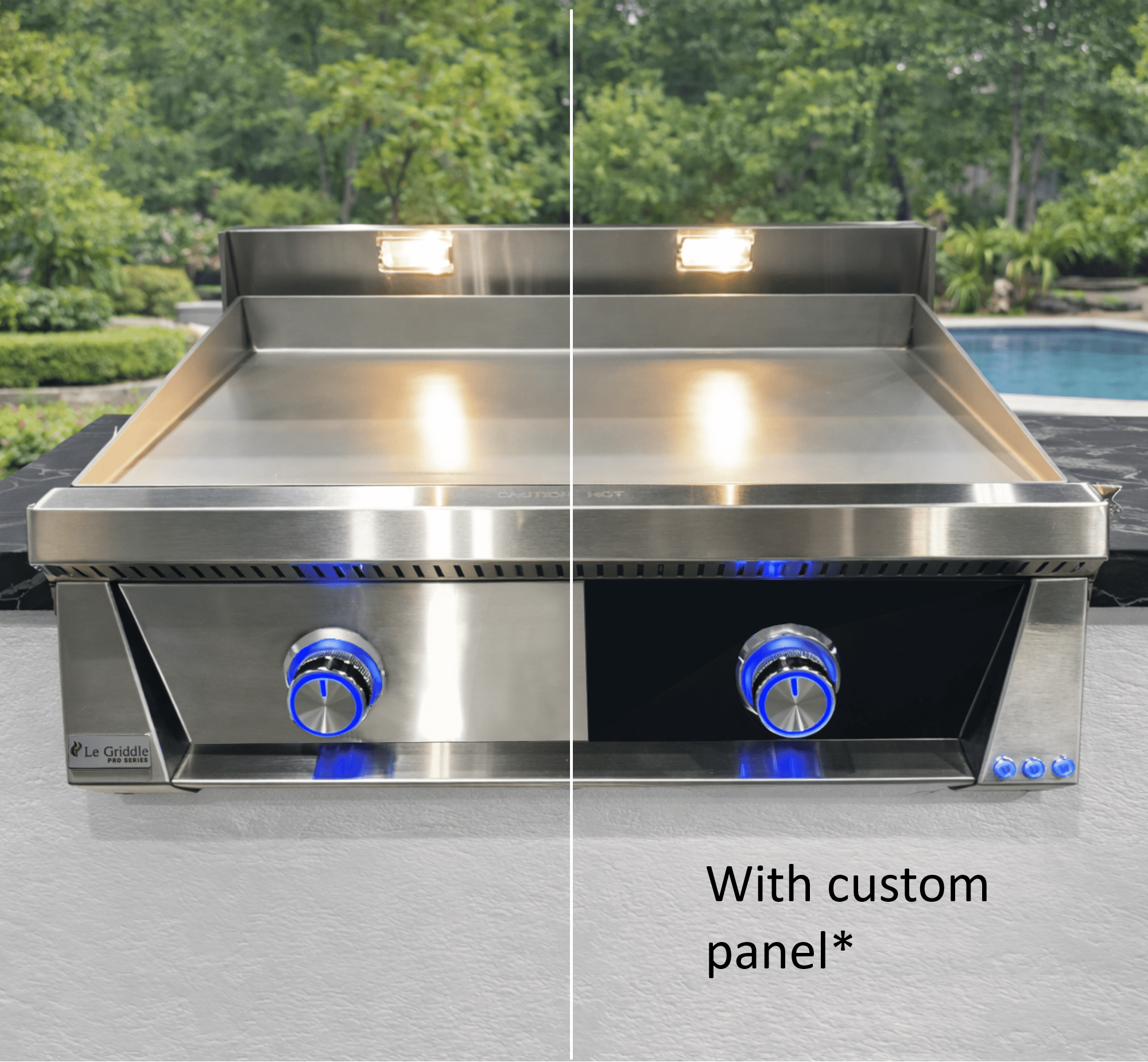 Pro Series 75 - Matte Black Front Panel - Griddle Accessories by Le Griddle | Buy at Agent BBQ