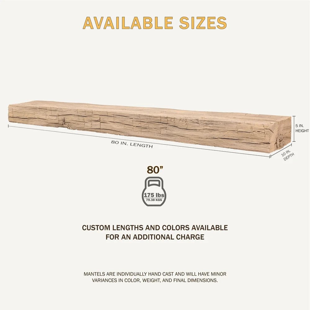 Lexington Hearth Smokehouse Non - Combustible Fireplace Mantel - by Lexington Hearth | Buy at Agent BBQ