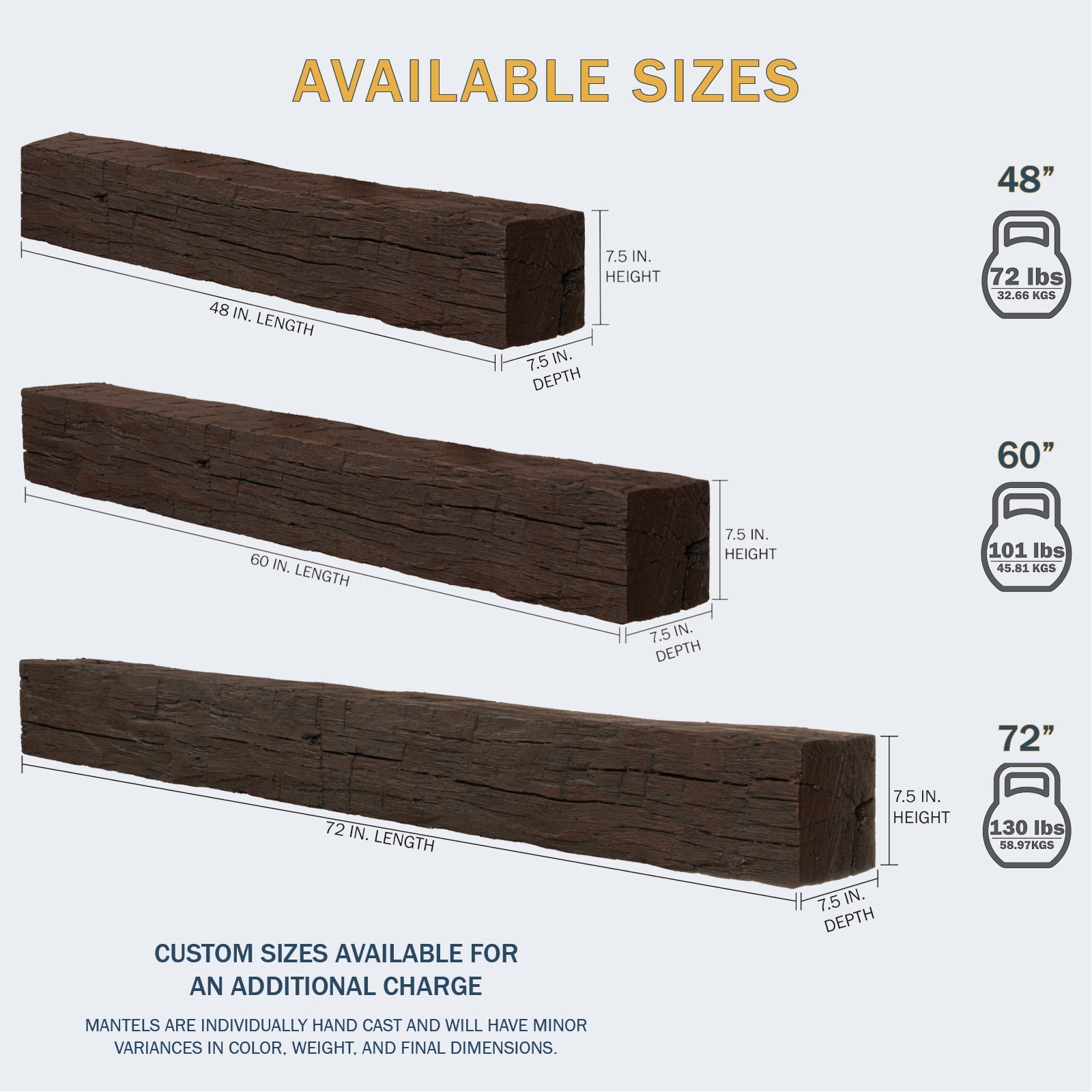 Lexington Hearth Tobacco Barn Non - Combustible Fireplace Mantel - by Lexington Hearth | Buy at Agent BBQ