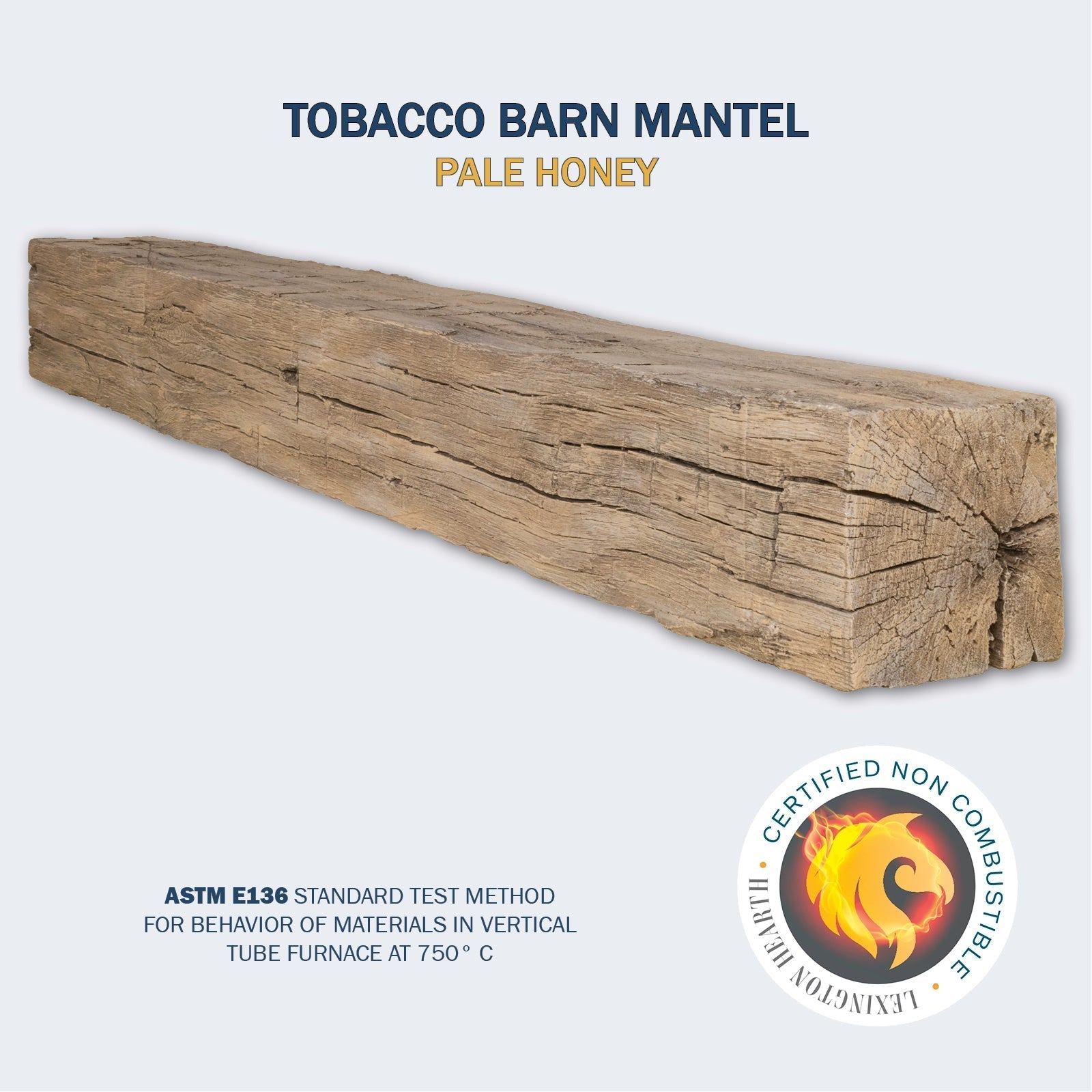 Lexington Hearth Tobacco Barn Non - Combustible Fireplace Mantel - by Lexington Hearth | Buy at Agent BBQ