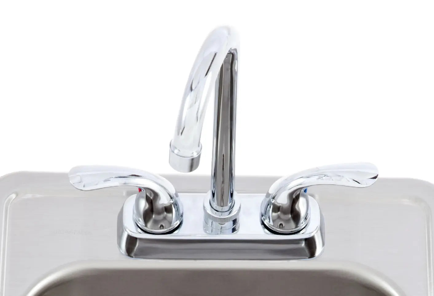 Lion 15 X 15 Outdoor Rated Stainless Steel Sink With Hot/Cold Faucet - by Lion Premium Grills | Buy at Agent BBQ