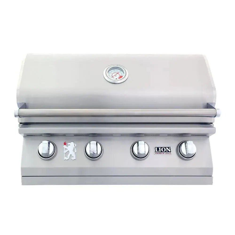 Lion L60000 32 - Inch 4 - Burner Stainless Steel Built - In Gas Grill - by Lion Premium Grills | Buy at Agent BBQ