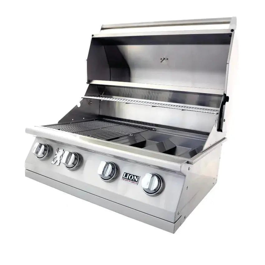 Lion L60000 32 - Inch 4 - Burner Stainless Steel Built - In Gas Grill - by Lion Premium Grills | Buy at Agent BBQ