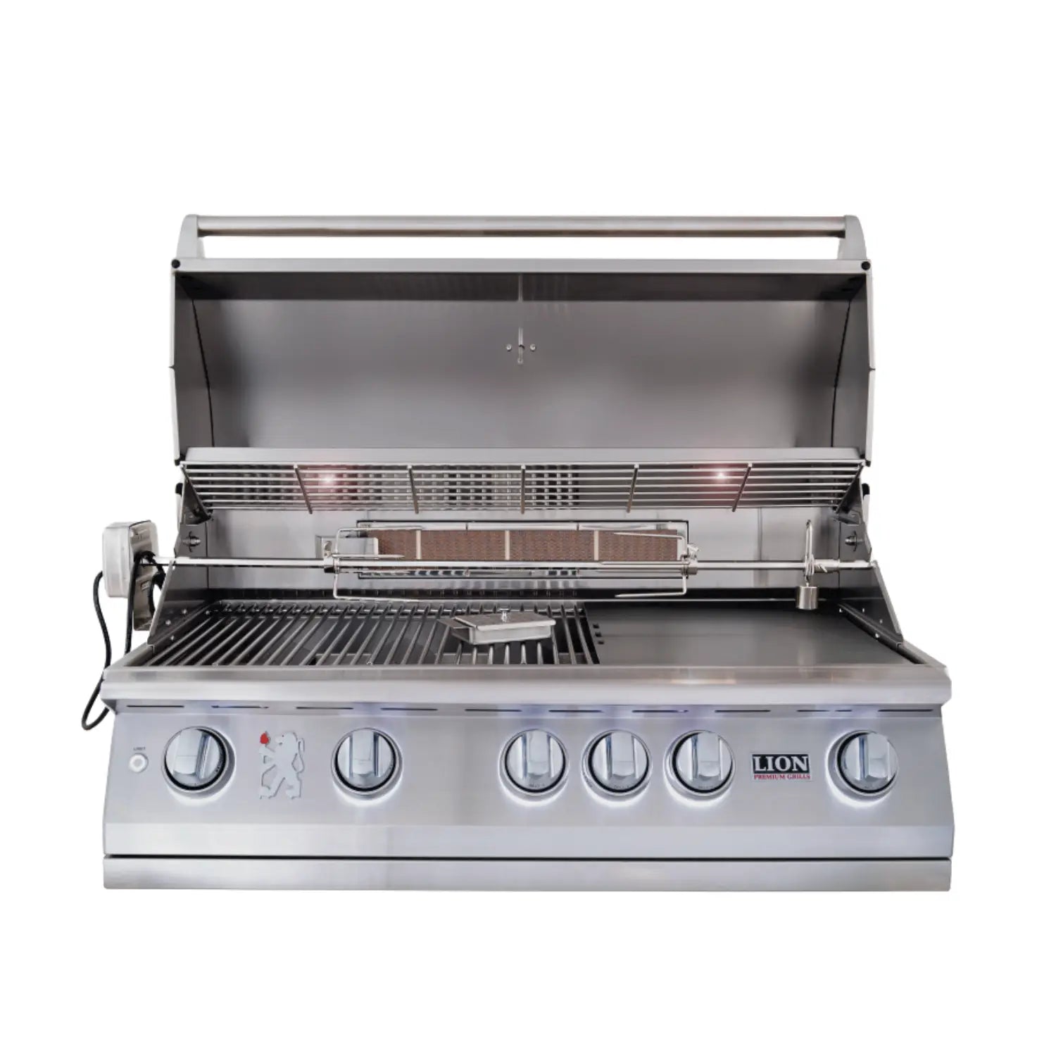Lion L90000 40 - Inch 5 - Burner Stainless Steel Built - In Gas Grill - by Lion Premium Grills | Buy at Agent BBQ