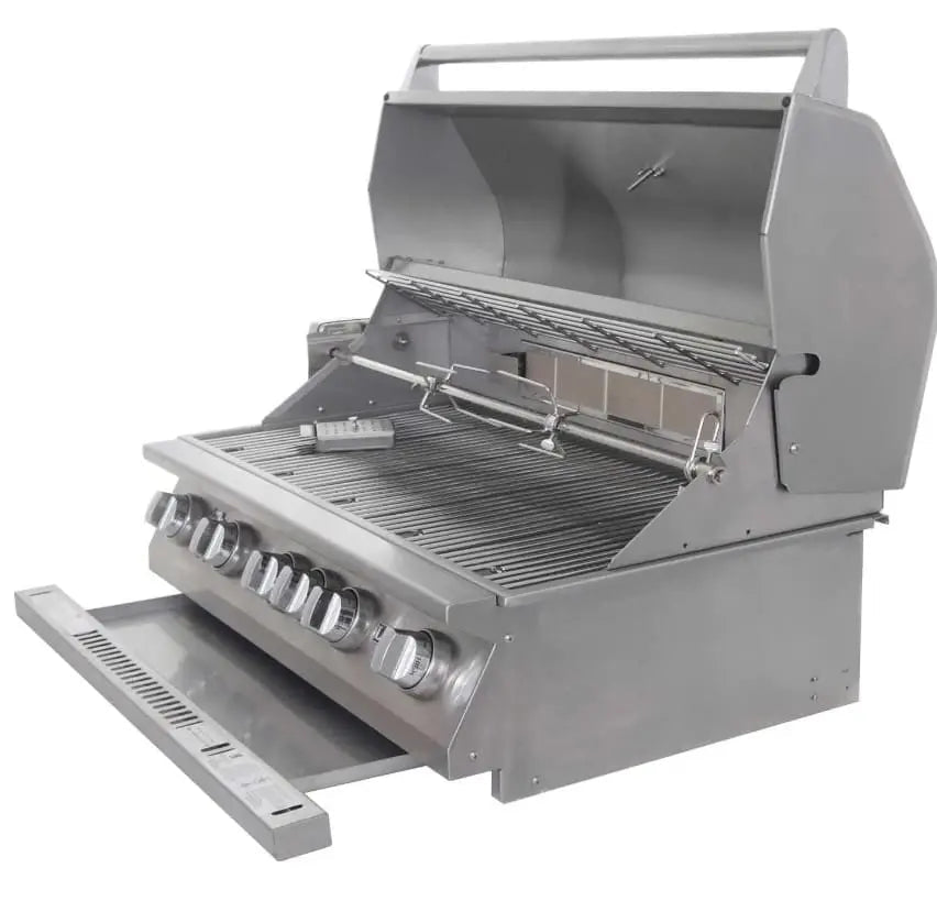 Lion L90000 40 - Inch 5 - Burner Stainless Steel Built - In Gas Grill - by Lion Premium Grills | Buy at Agent BBQ