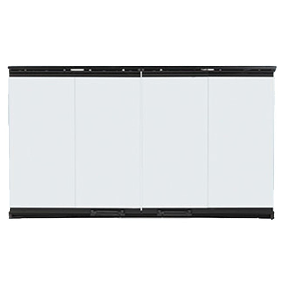 Majestic 36 - Inch Original Bi - Fold Glass Doors for Royalton Series, Black Trim - DM1036 - by Majestic | Buy at Agent BBQ