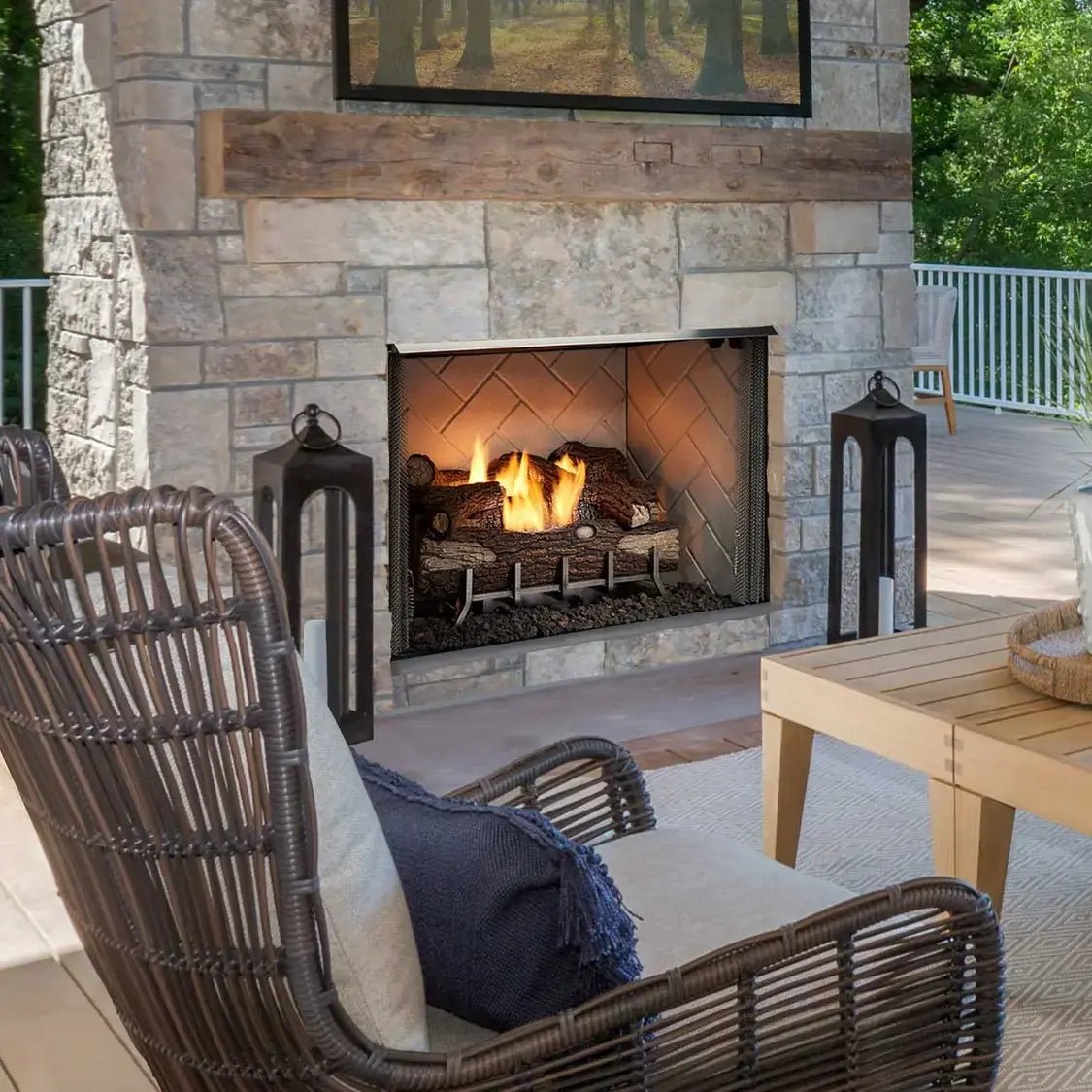 Majestic 36 - Inch Vesper Outdoor Vent Free Gas Fireplace - by Majestic | Buy at Agent BBQ