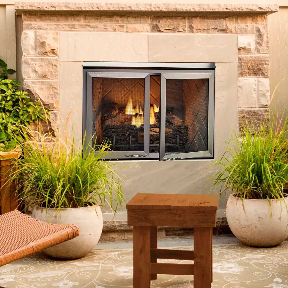 Majestic 36 - Inch Vesper Outdoor Vent Free Gas Fireplace - by Majestic | Buy at Agent BBQ