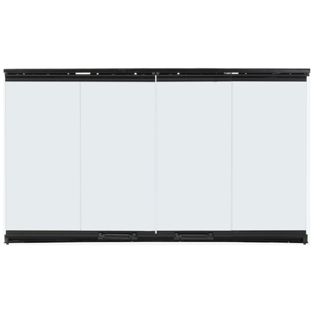 Majestic 42 - Inch Original Bi - Fold Glass Doors for Biltmore Series, Black Trim - by Majestic | Buy at Agent BBQ