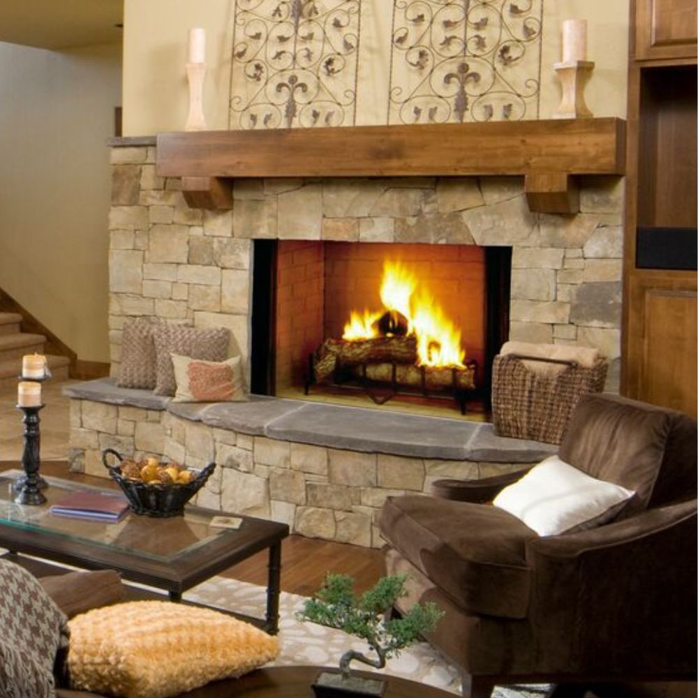 Majestic Biltmore 42" Radiant Wood Burning Fireplace | SB80, SB80HB - by Majestic | Buy at Agent BBQ