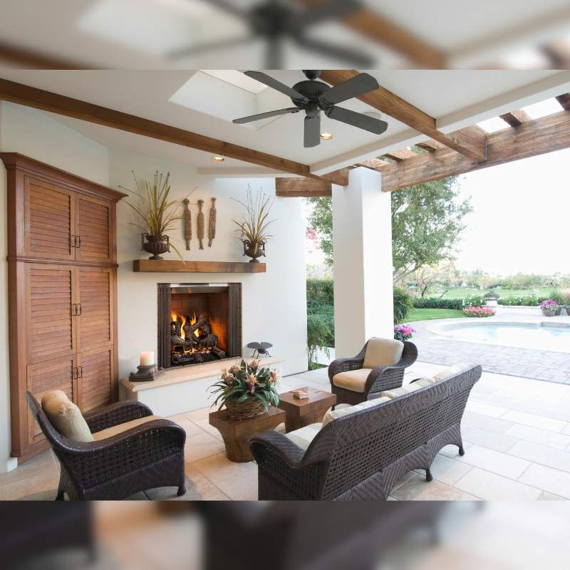 Majestic Castlewood 42 - Inch Outdoor Wood Burning Fireplace - Wood Burning Fireplace by Majestic | Buy at Agent BBQ
