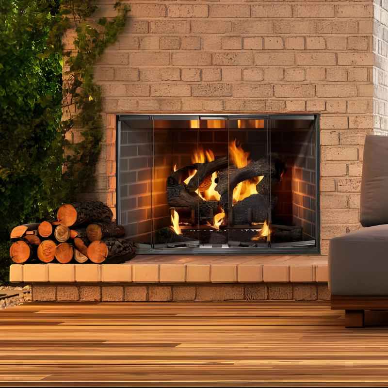 Majestic Cottagewood 36 - Inch Outdoor Wood Burning Fireplace - Wood Burning Fireplace by Majestic | Buy at Agent BBQ