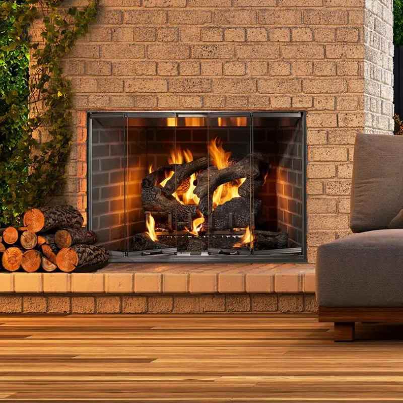 Majestic Cottagewood 42 - Inch Outdoor Wood Burning Fireplace - Wood Burning Fireplace by Majestic | Buy at Agent BBQ
